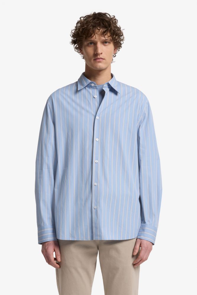 L/S Regular Shirt Popeline Multi Stripes