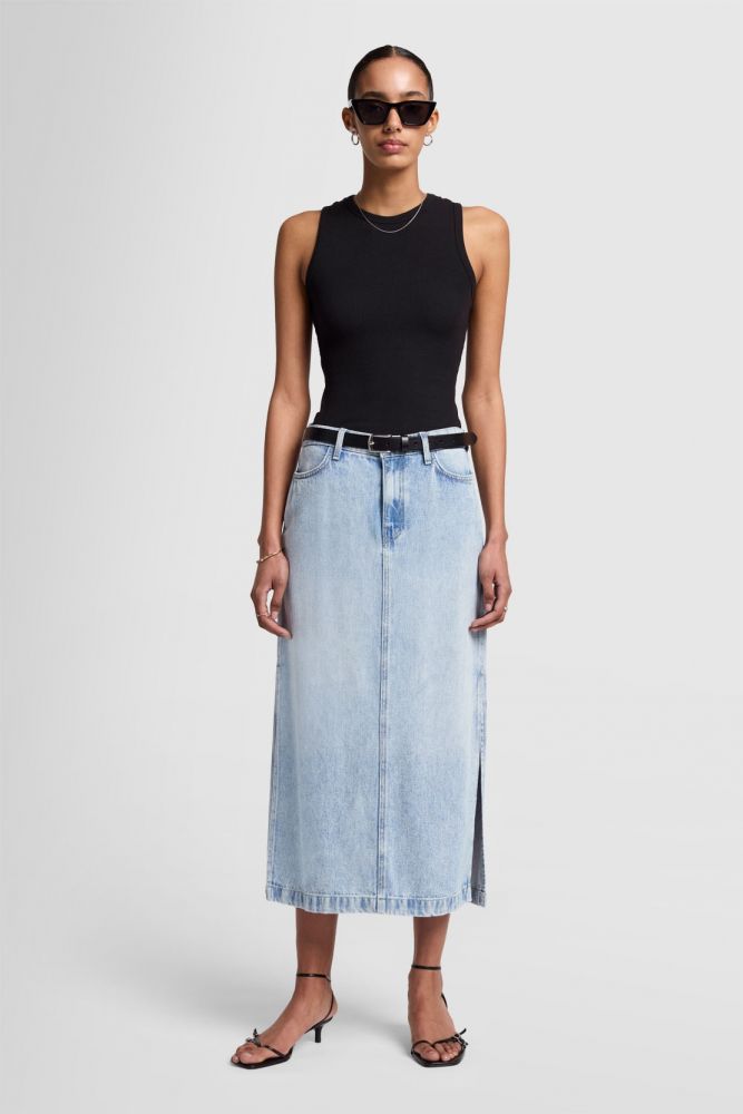 Midi Skirt Abyss With Side Slit