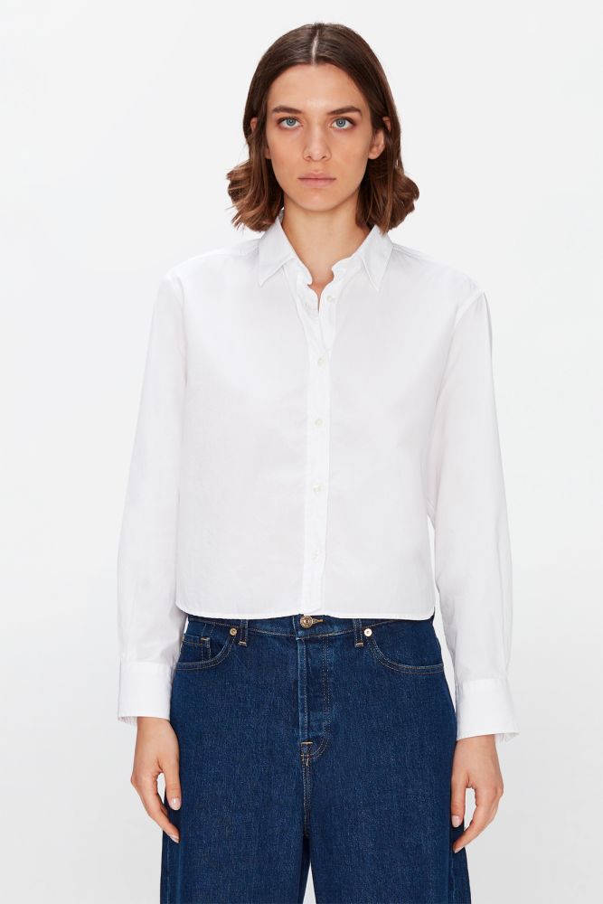 Cropped Shirt Popeline