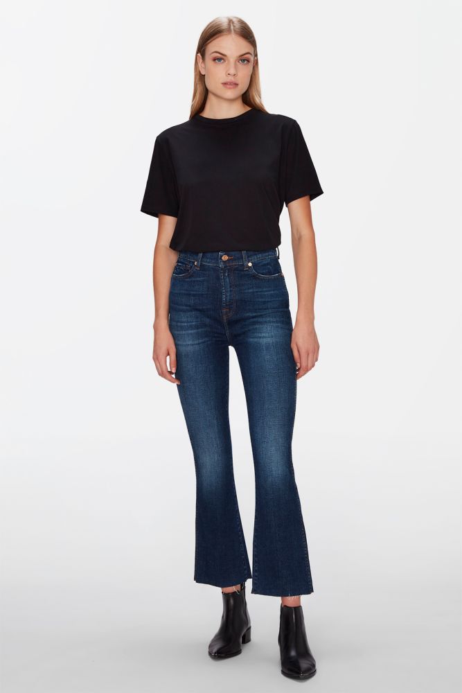 HW Slim Kick Slim Illusion Force With Raw Cut Hem