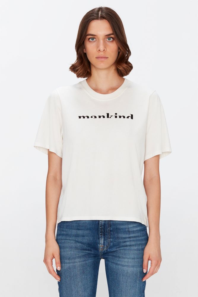 Mankind Tee Cotton In Milk