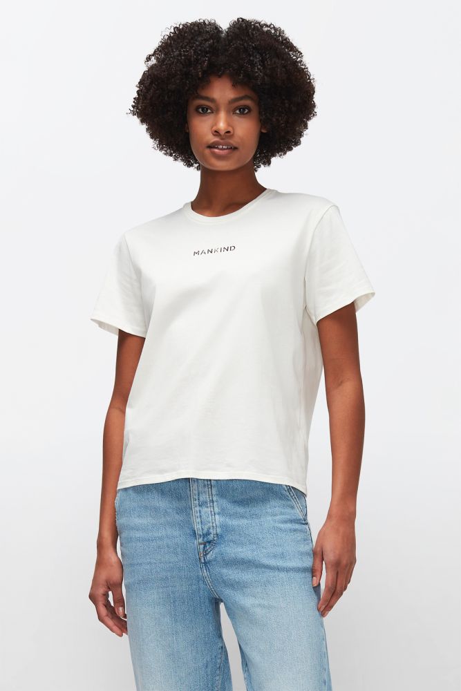 MANKIND Tee Cotton In White