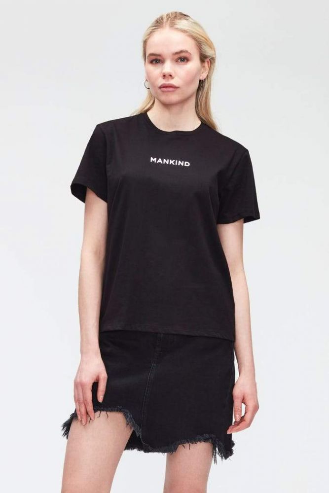 Mankind Tee Cotton In Black