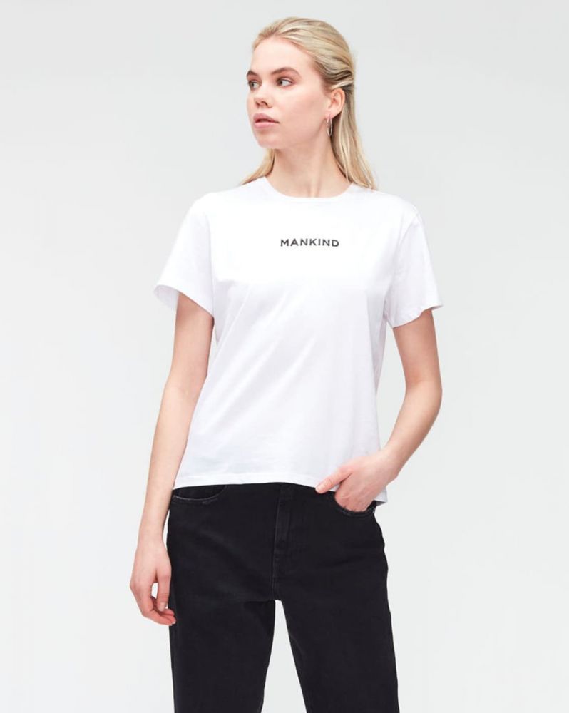 Mankind Tee Cotton In White