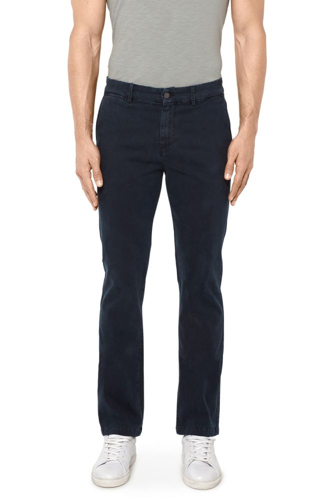 Slimmy Chino Luxe Performance Sateen Ink Blue