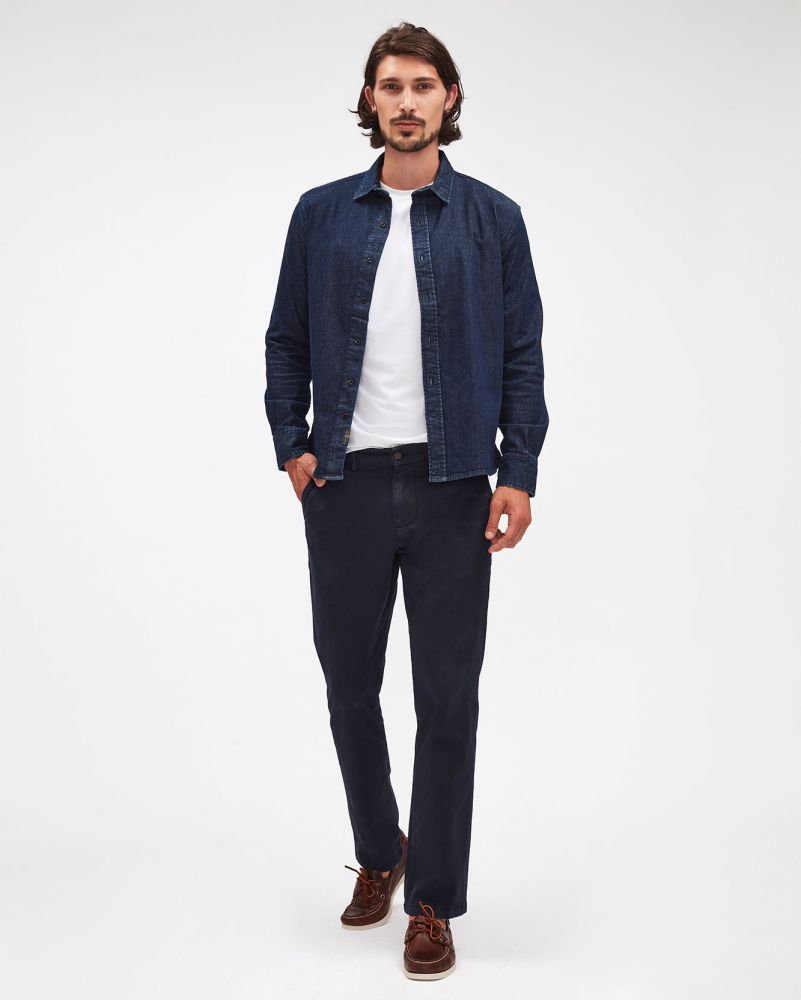 Slimmy Chino Luxe Perfomance Sateen Navy